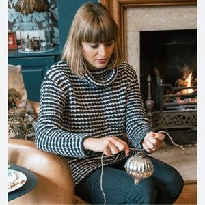 Barbour Harbour Ventnor Knit Alpaca Wool Sweater